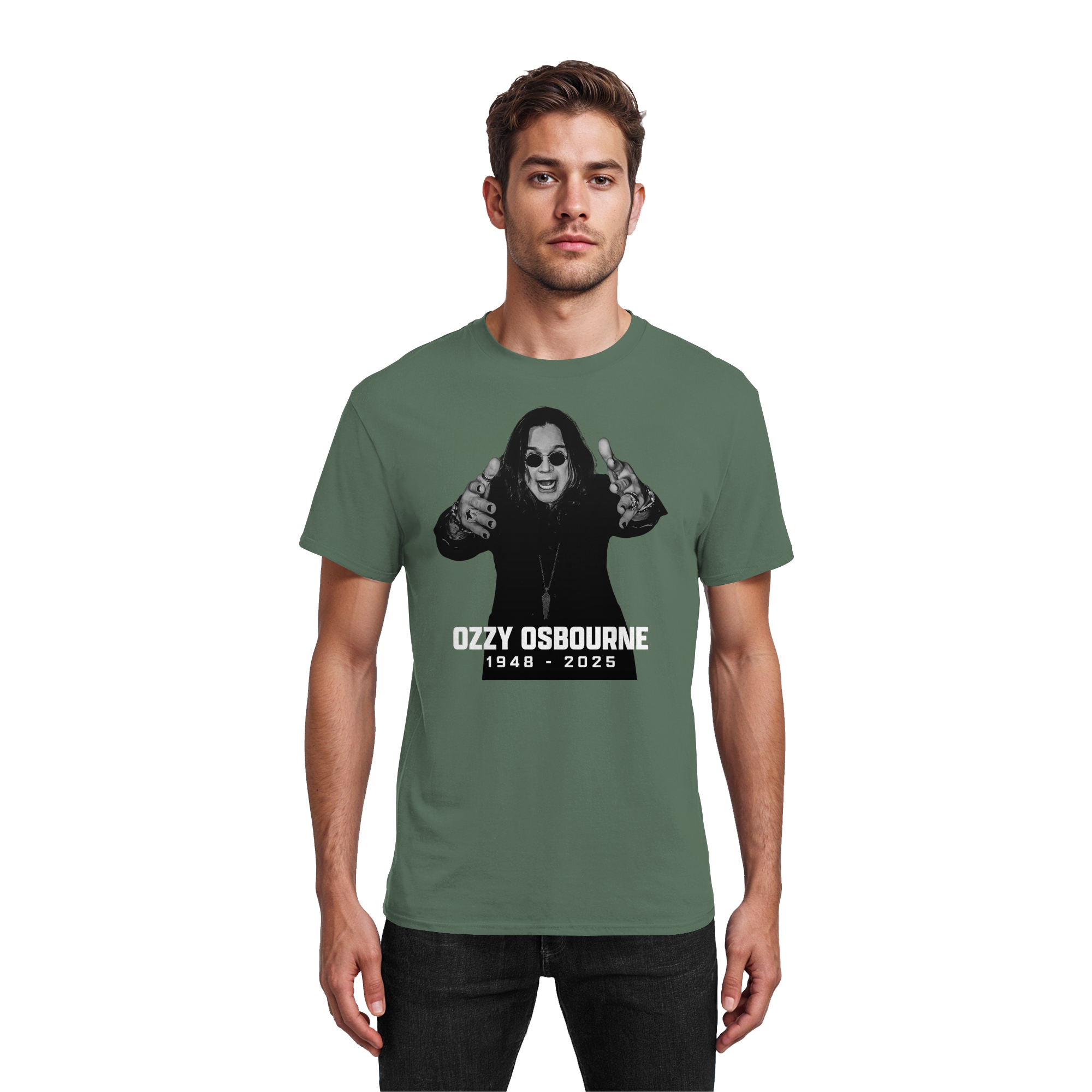 Ozzy Osbourne - 1948 - 2025 - T-Shirt Black Sabbath - Rest in Peace