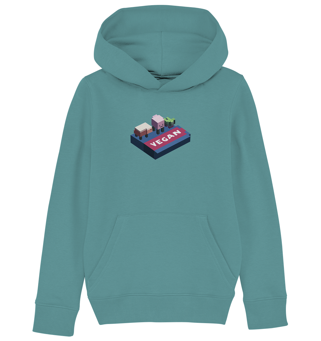 VEGAN BLOCK - Kids Organic Hoodie