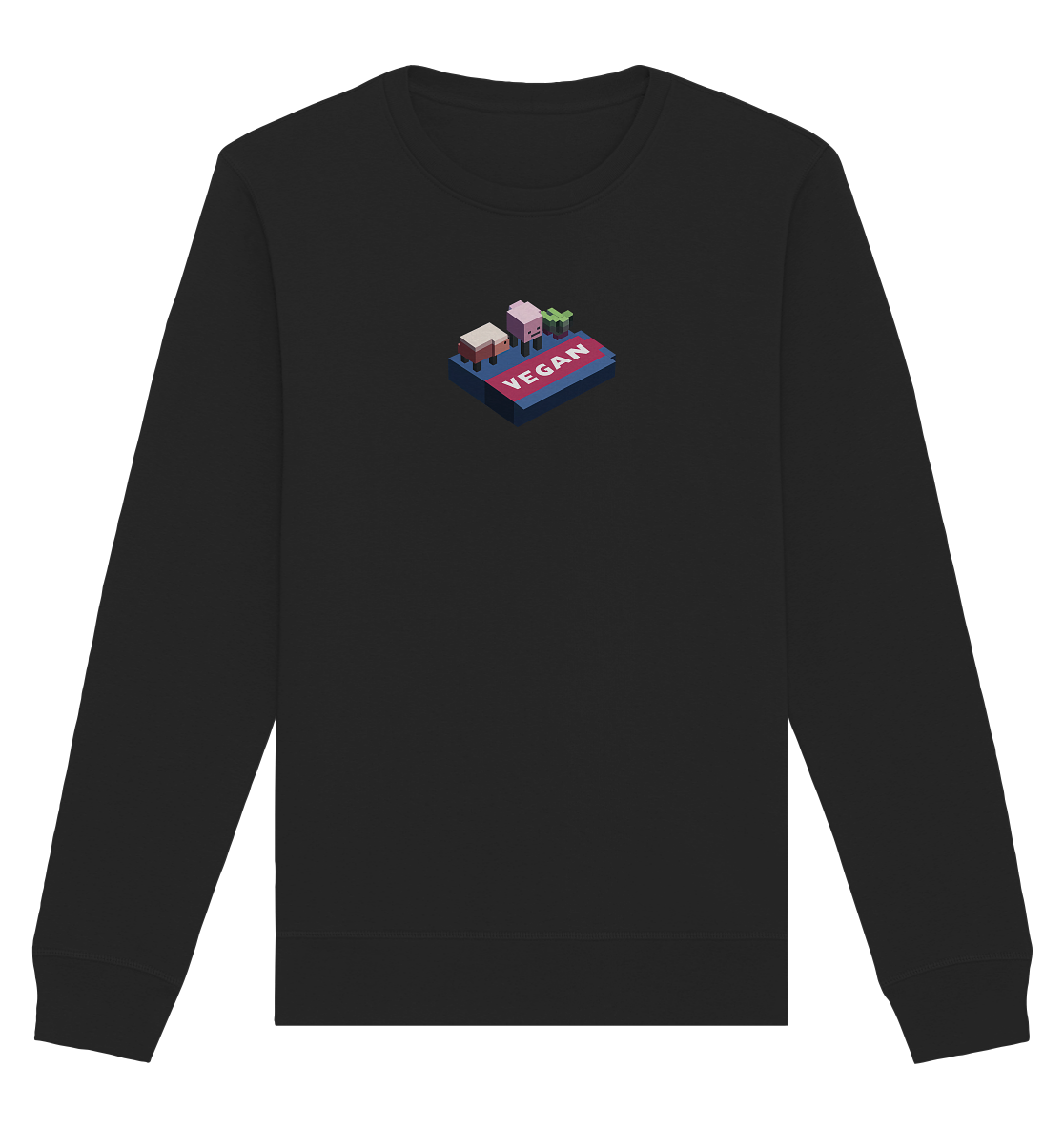 VEGAN BLOCK - Organic Basic Unisex Sweatshirt