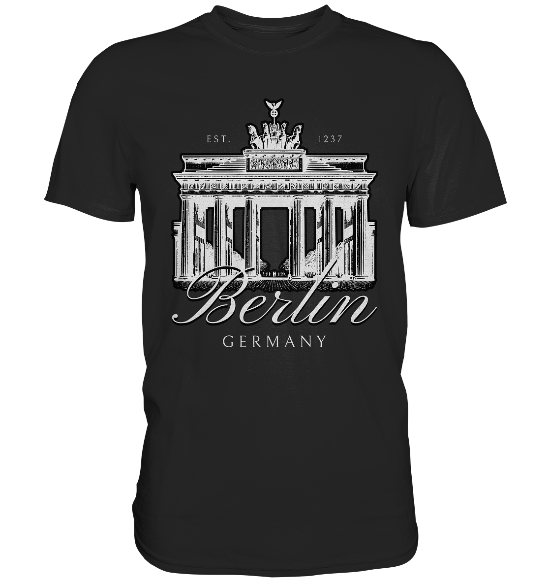 Berlin Sties Souvenir City Life Haupt-Stadt Kult Fun camiseta - Premium Shirt