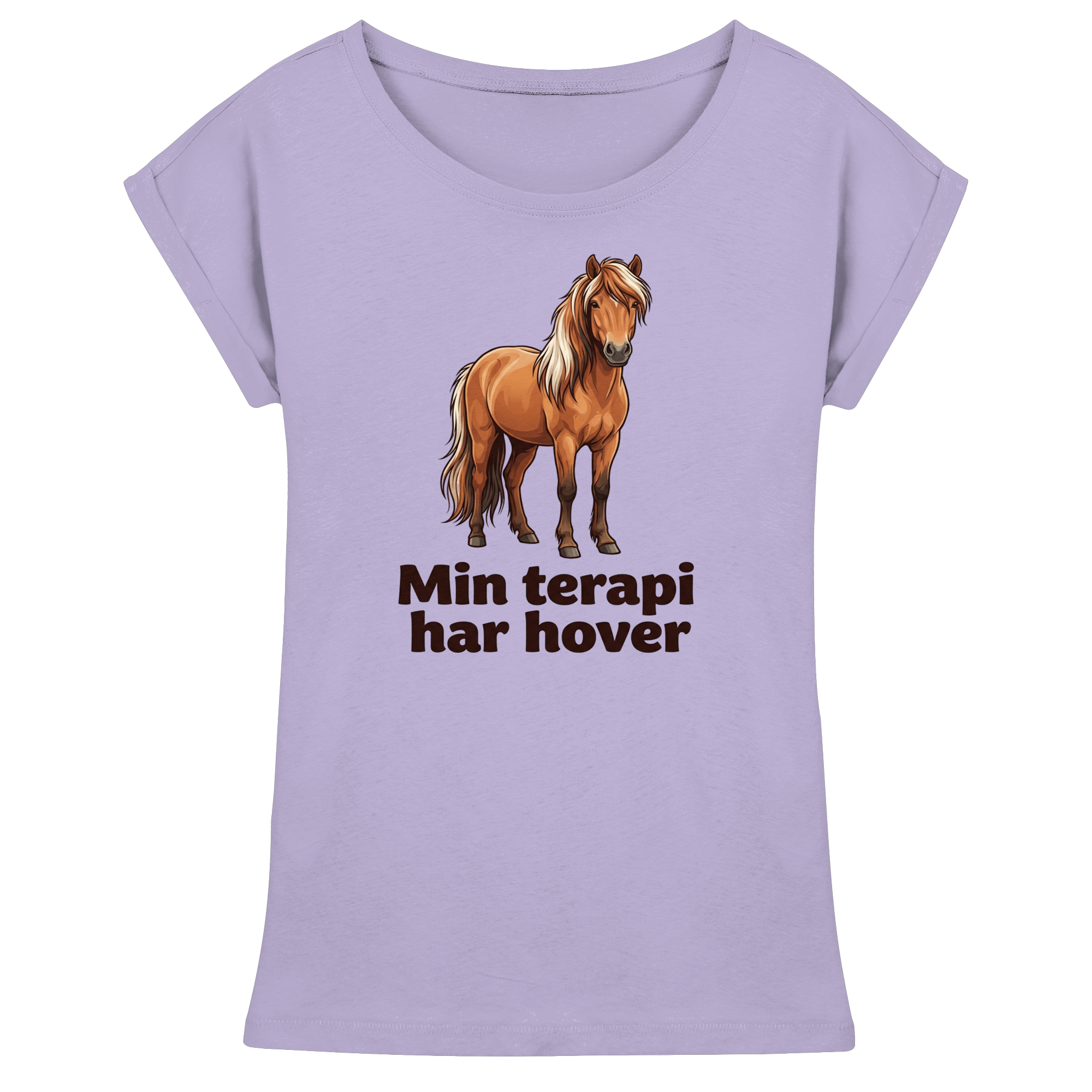 hoveterapi - T-skjorte med forlengede skuldre for kvinner 3