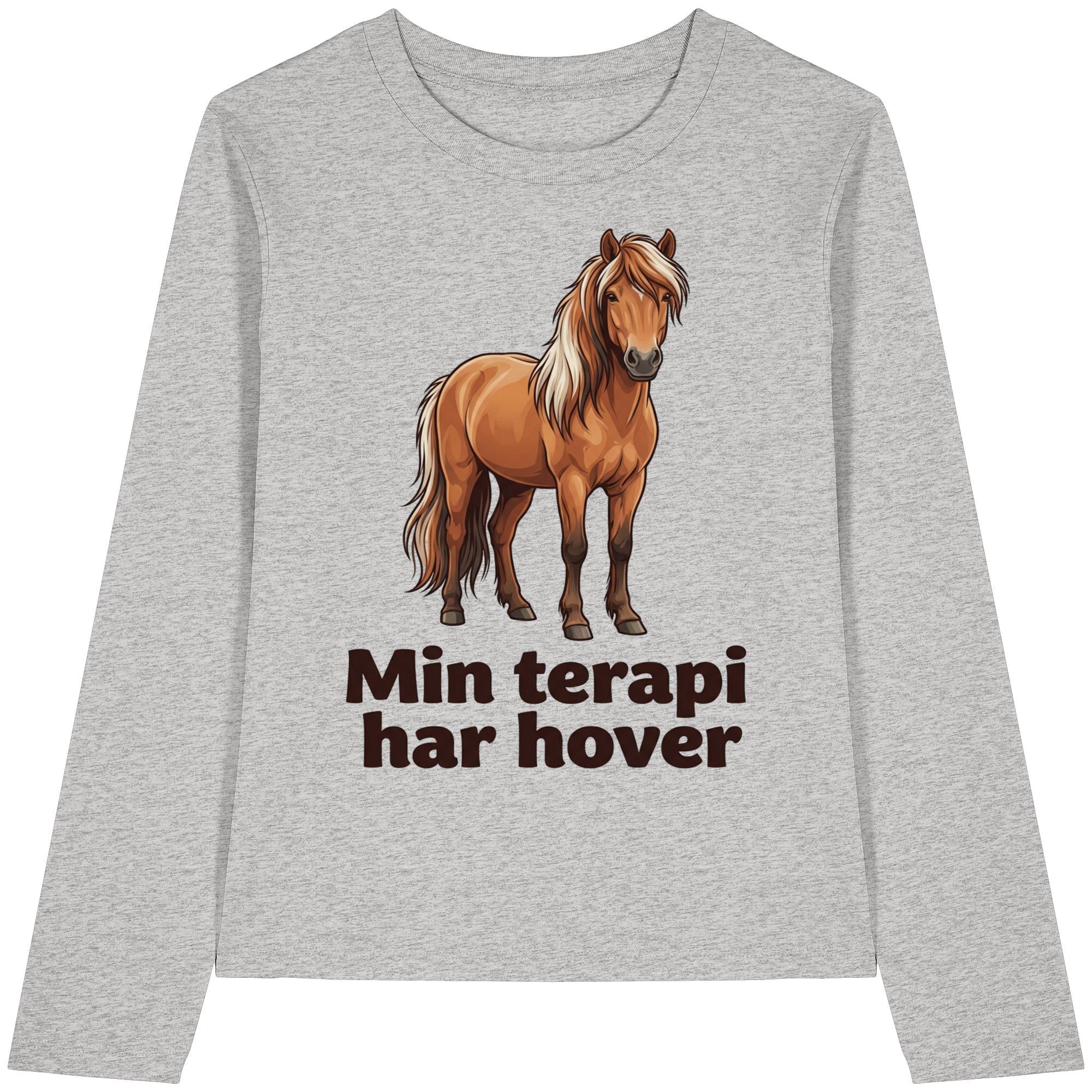 hoveterapi - Økologisk langermet T-skjorte for kvinner 2