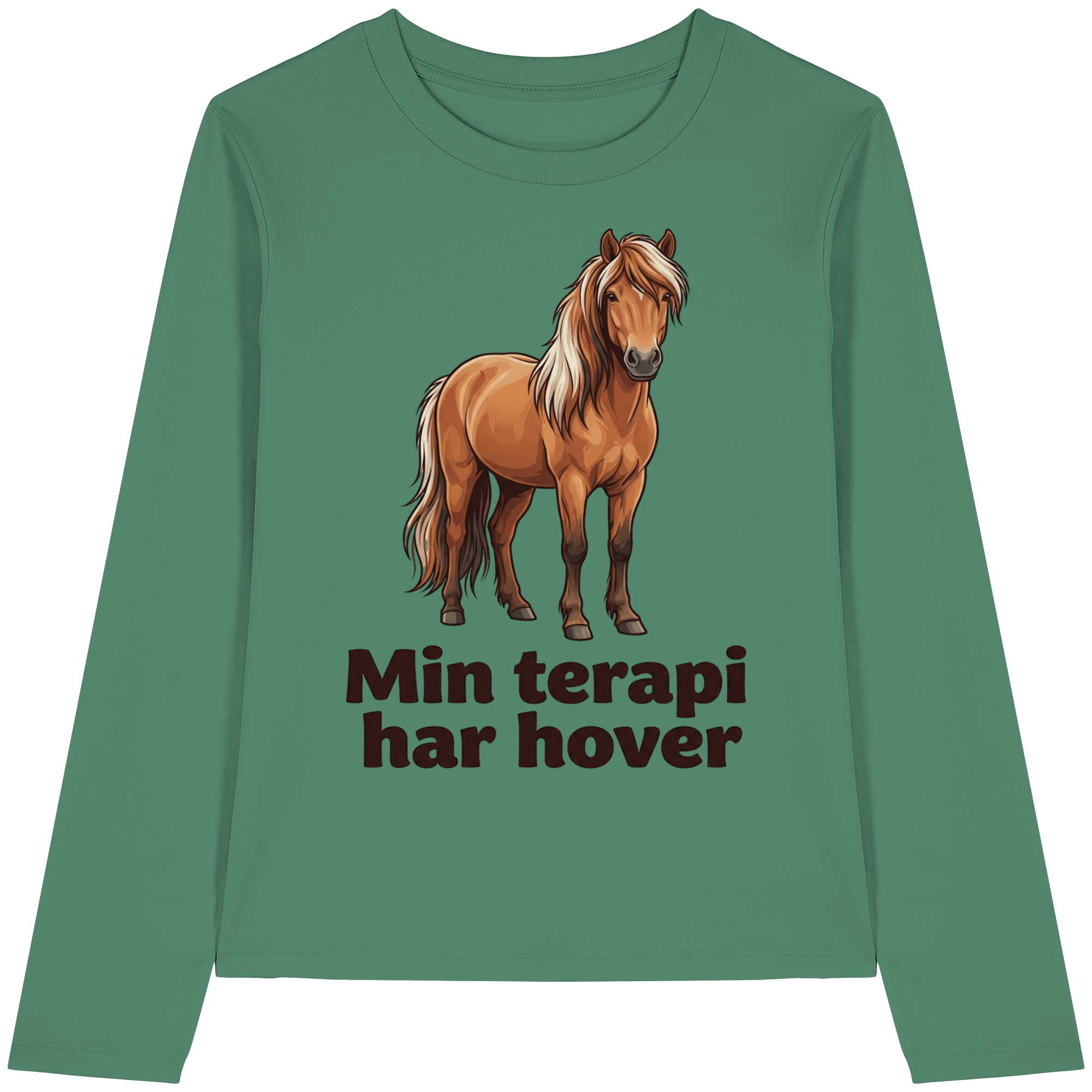 hoveterapi - Økologisk langermet T-skjorte for kvinner 4