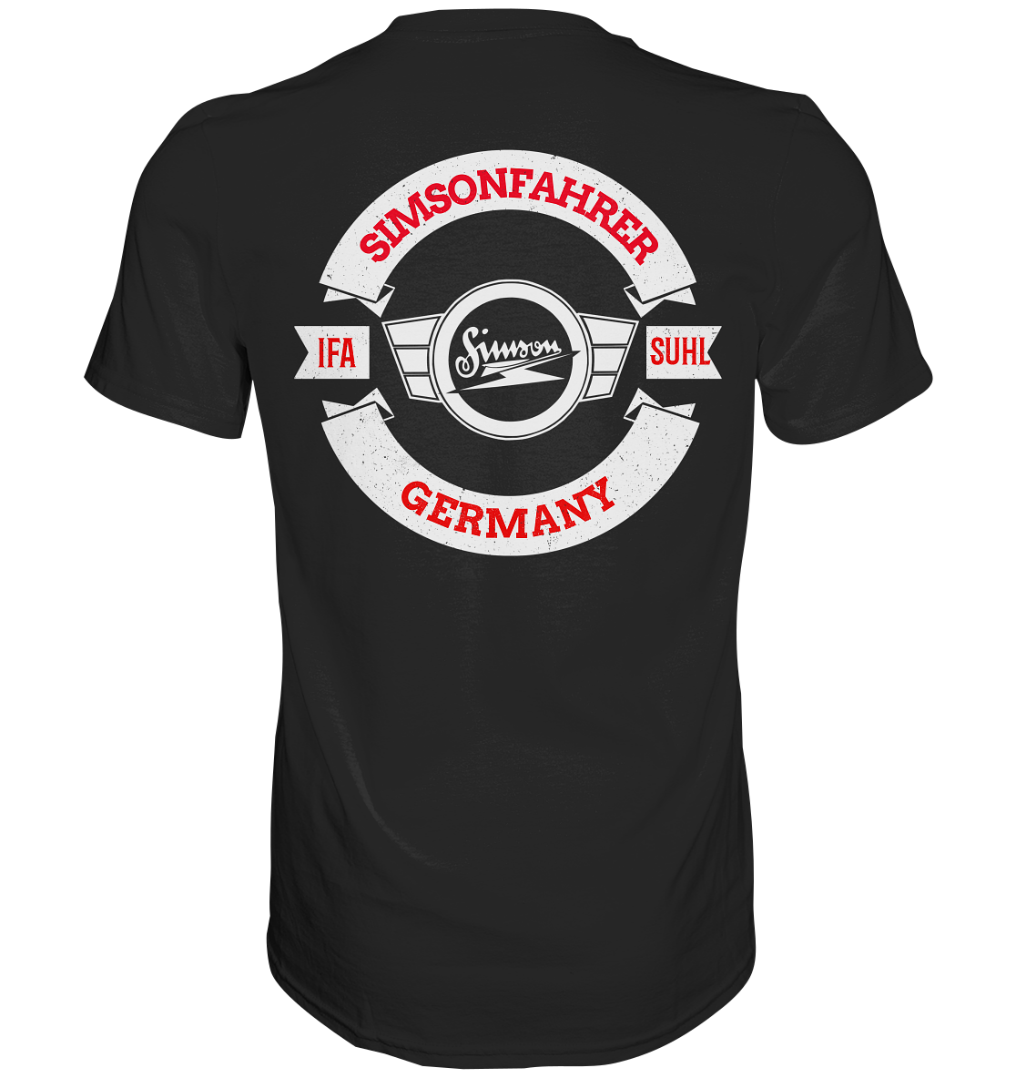 Premium Shirt Simson IFA Suhl VEB DDR Kult Rocker Geschenk Schwalbe SR1 2 S50 - Picture 3 of 23