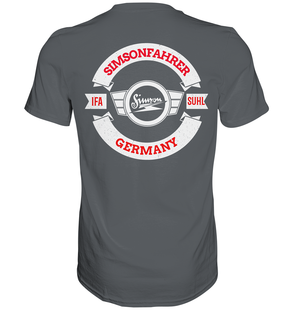 Premium Shirt Simson IFA Suhl VEB DDR Kult Rocker Geschenk Schwalbe SR1 2 S50 - Picture 11 of 23