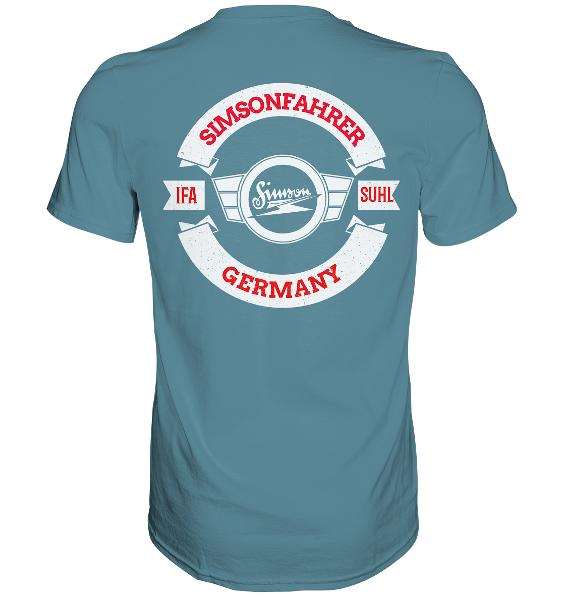 Premium Shirt Simson IFA Suhl VEB DDR Kult Rocker Geschenk Schwalbe SR1 2 S50 - Picture 21 of 23