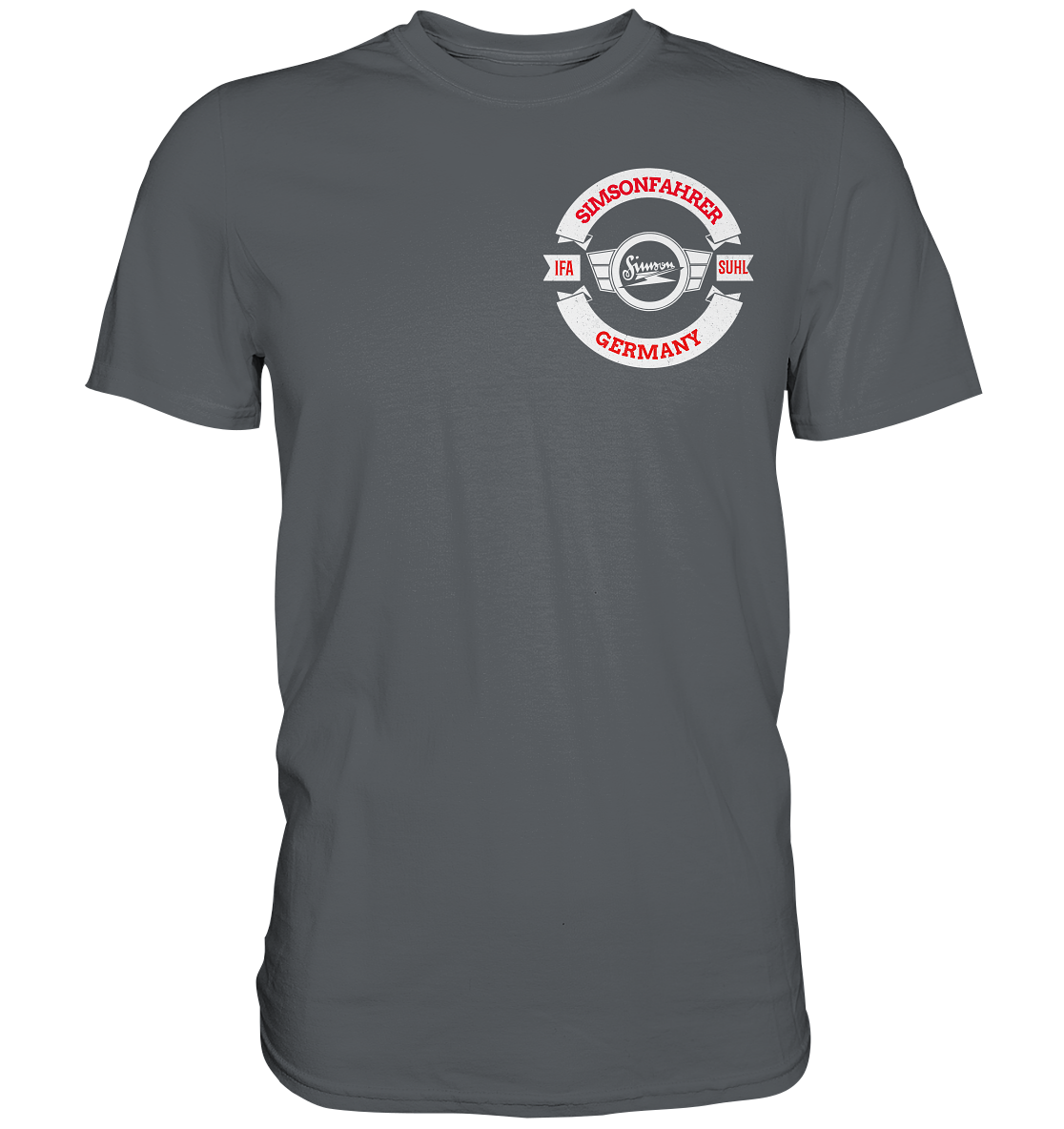 Premium Shirt Simson IFA Suhl VEB DDR Kult Rocker Geschenk Schwalbe SR1 2 S50 - Picture 10 of 23