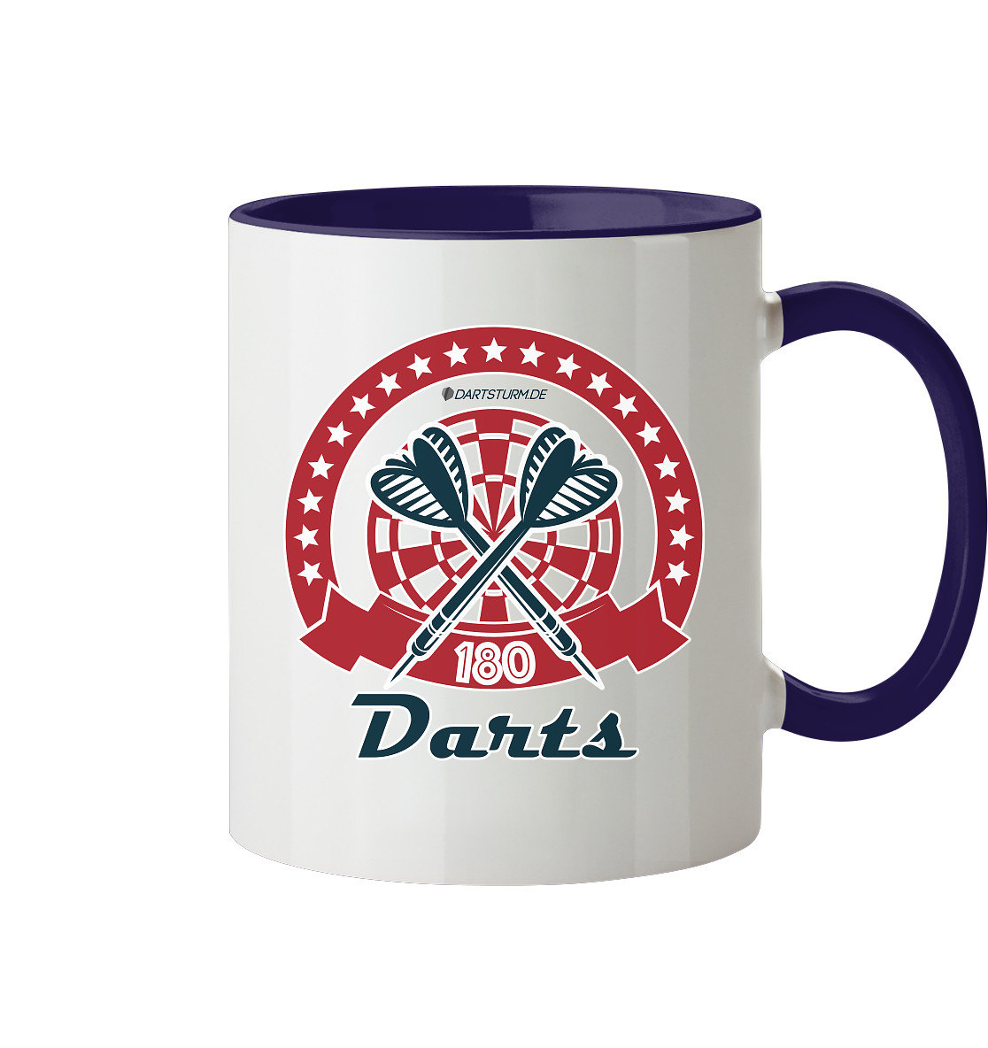 DartSturm.de - 180 - Тассе цвайфарбиг