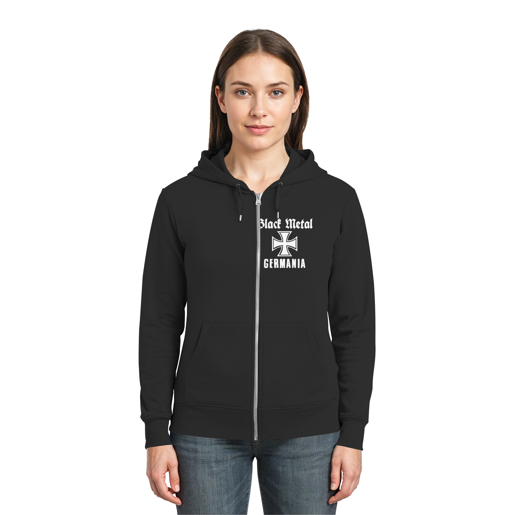 Black Metal Germania - Cremallera con capucha | Mystic Circle, Kanonenfieber, Nargaroth - Imagen 3 de 9