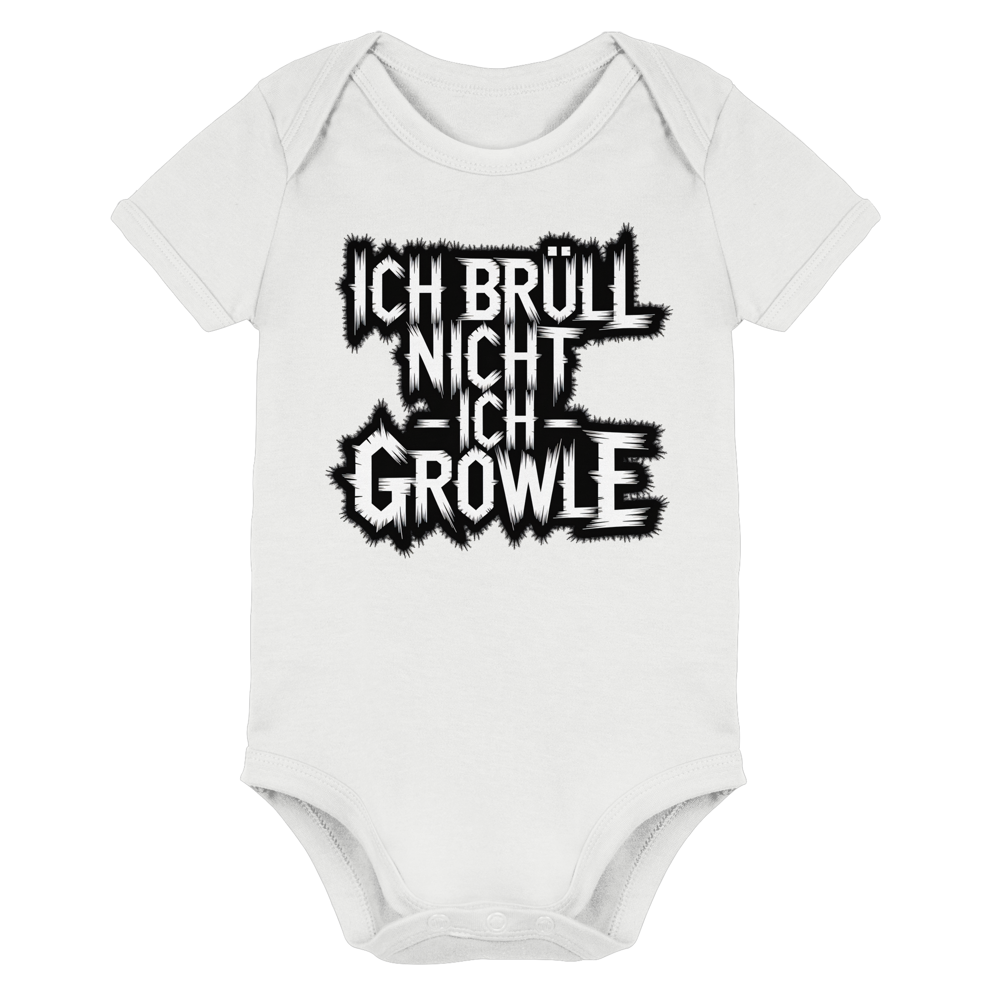 Ich brüll nicht, ich Growle - Baby Bodysuit | Death Metal Geschenk Humor - Bild 7 von 7