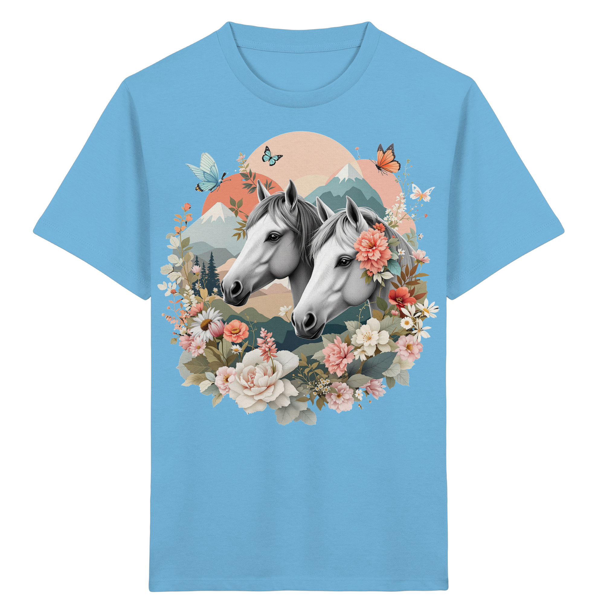 drømmende hest - Økologisk T-skjorte for barn 3