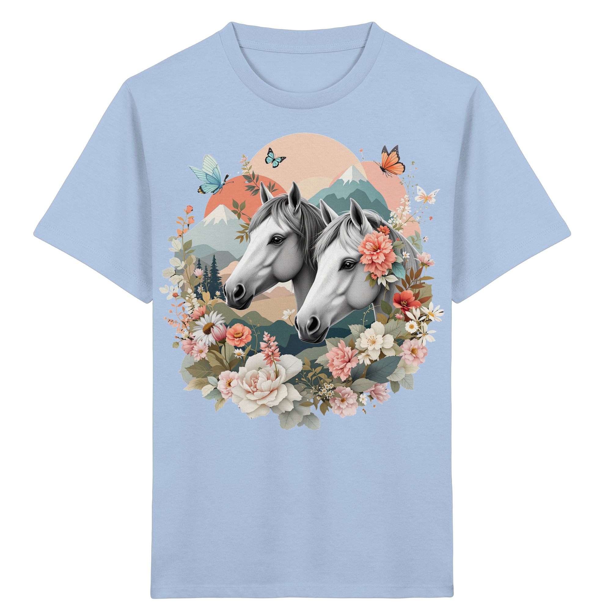 drømmende hest - Økologisk T-skjorte for barn 2