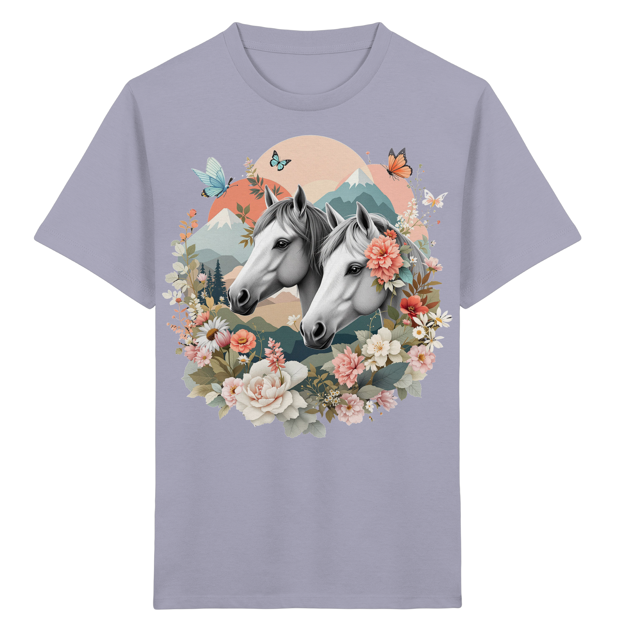 drømmende hest - Økologisk T-skjorte for barn 9