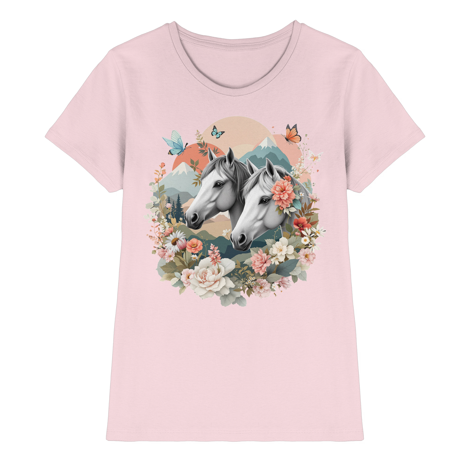 drømmende hest - Premium T-skjorte for kvinner 6