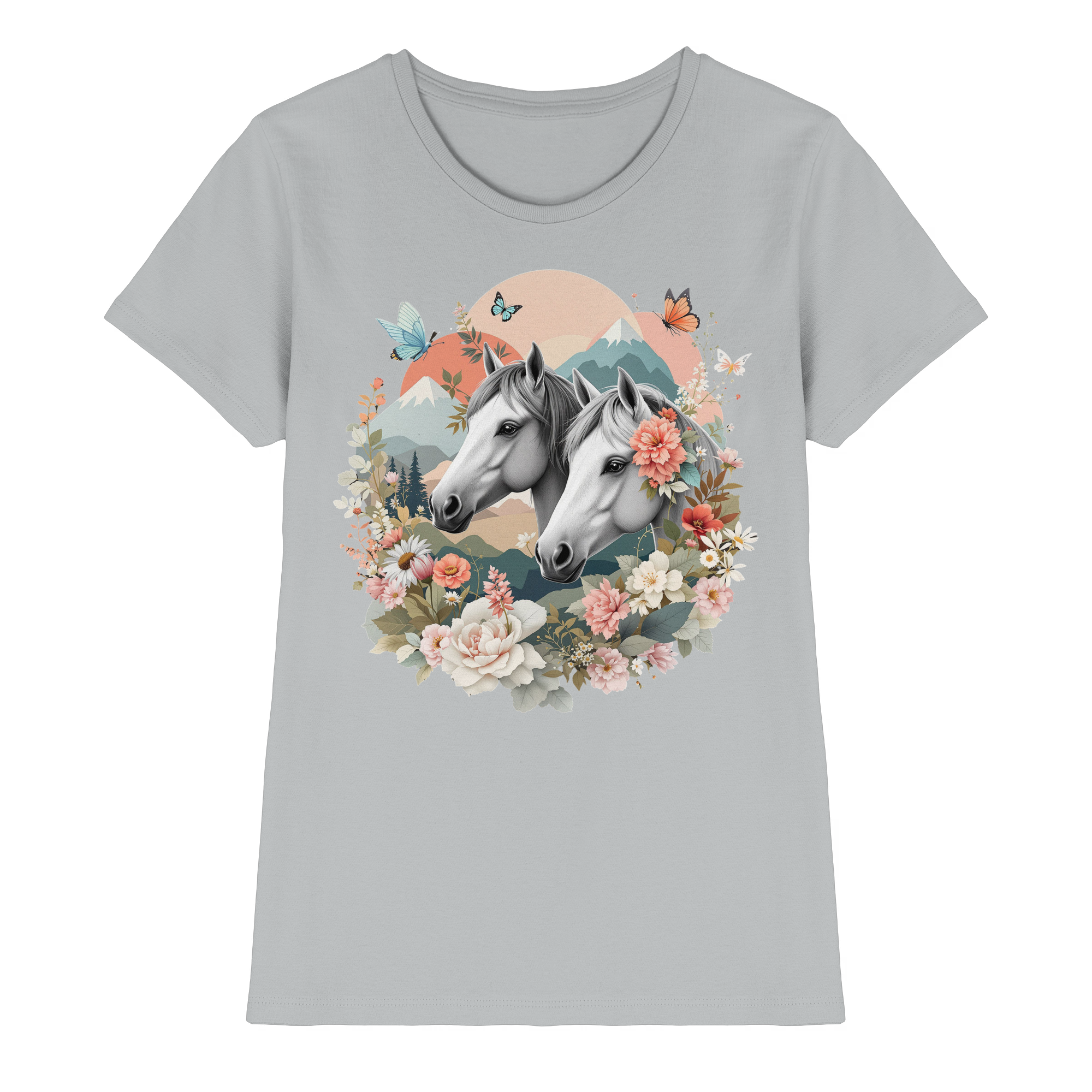 drømmende hest - Premium T-skjorte for kvinner 5