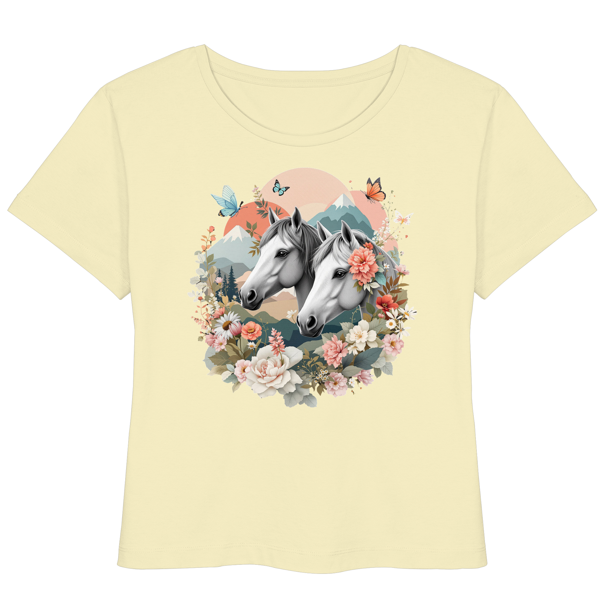 drømmende hest - Økologisk lett T-skjorte for kvinner 6