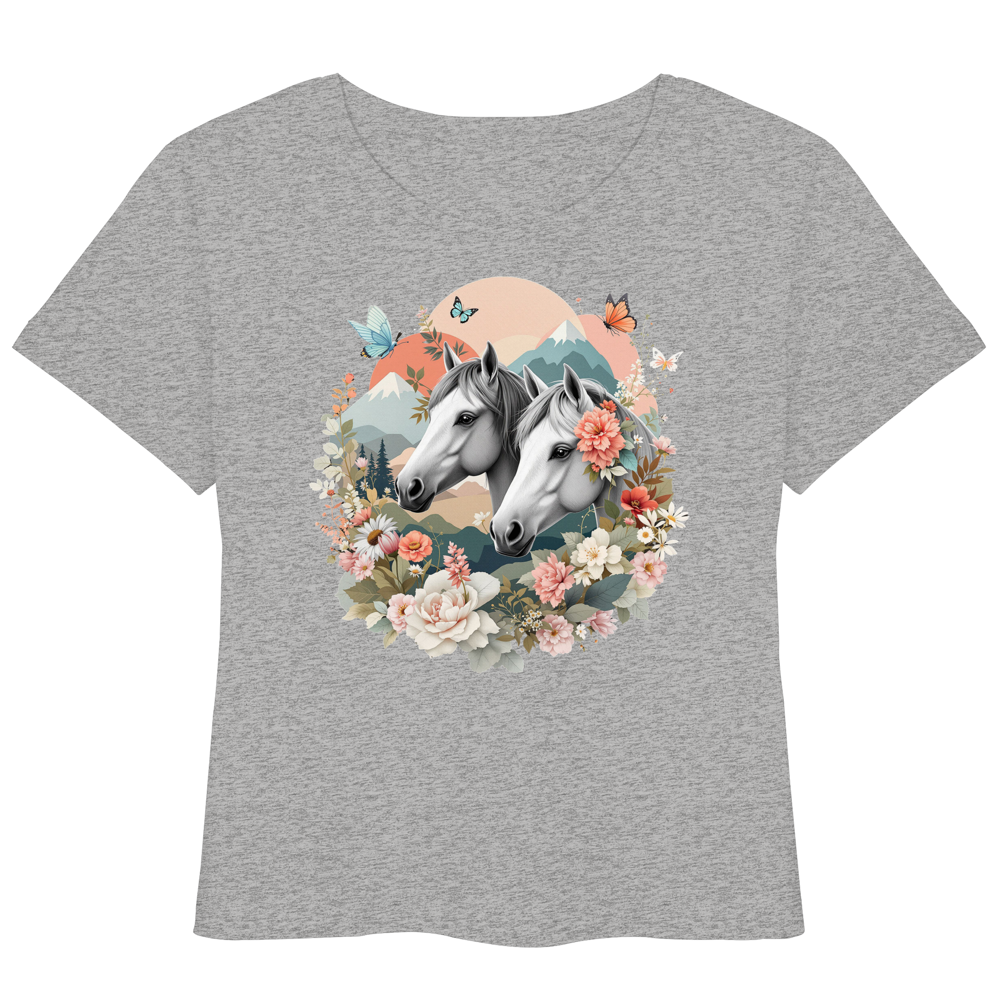 drømmende hest - Økologisk lett T-skjorte for kvinner 8