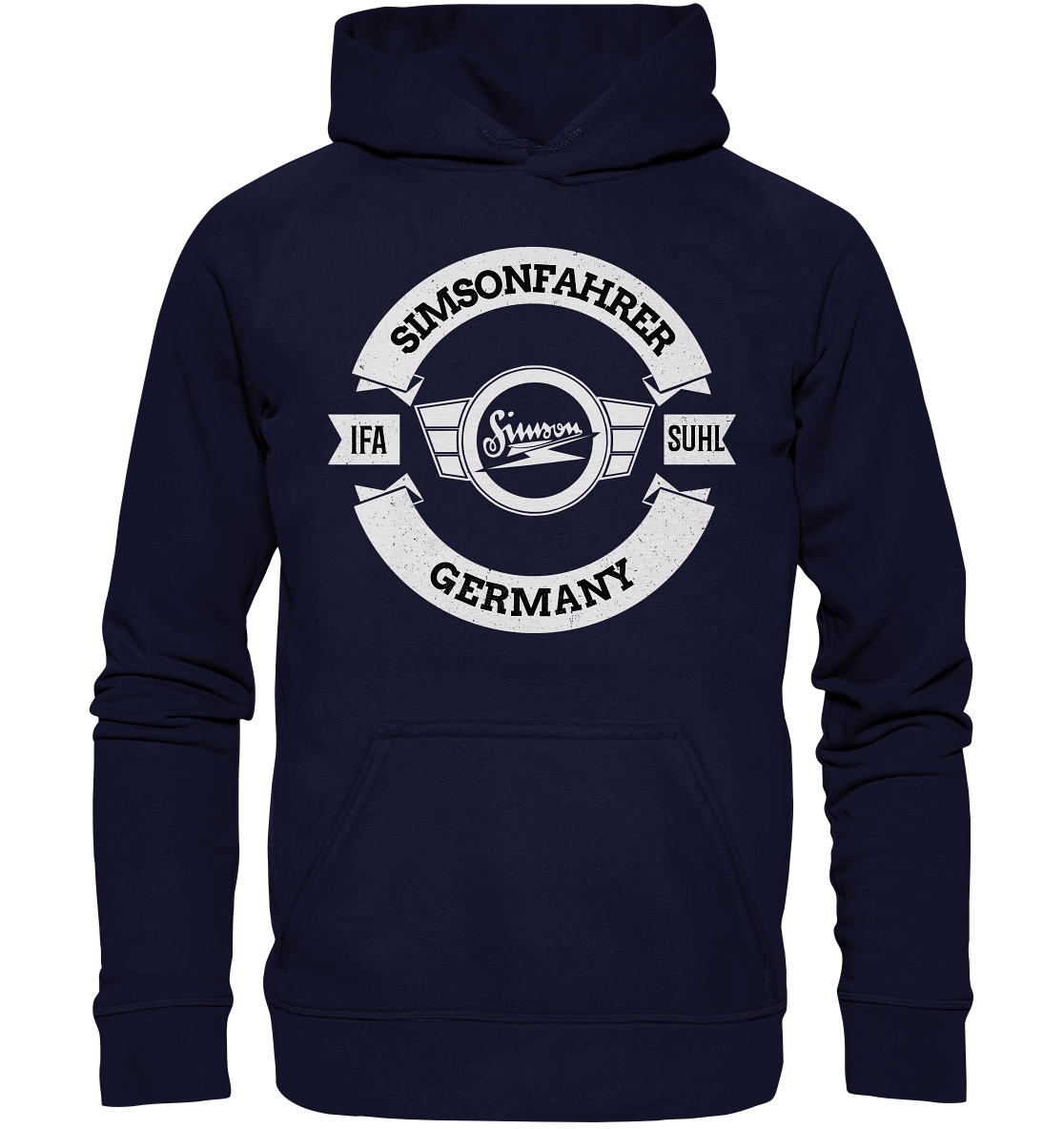 Hoodie Simson IFA Suhl VEB DDR Kult Rocker Geschenk Schwalbe SR1 2 S50 51 - Bild 8 von 11