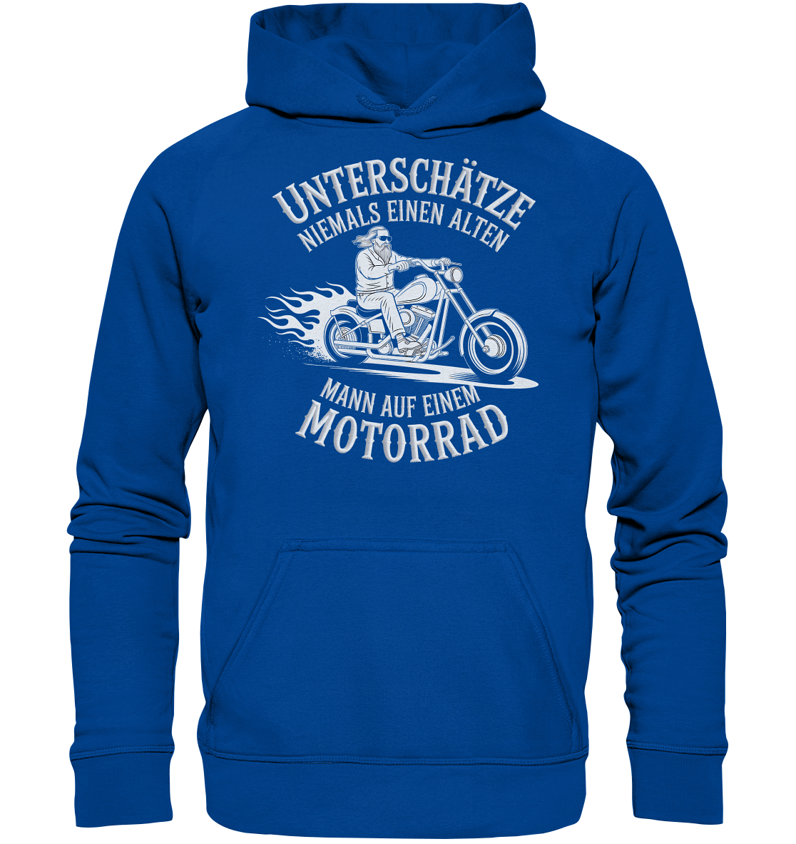 Unterschätze niemals einen alten Mann a.e. Motorrad - Hoodie / Kapuzenpullover - Picture 8 of 10