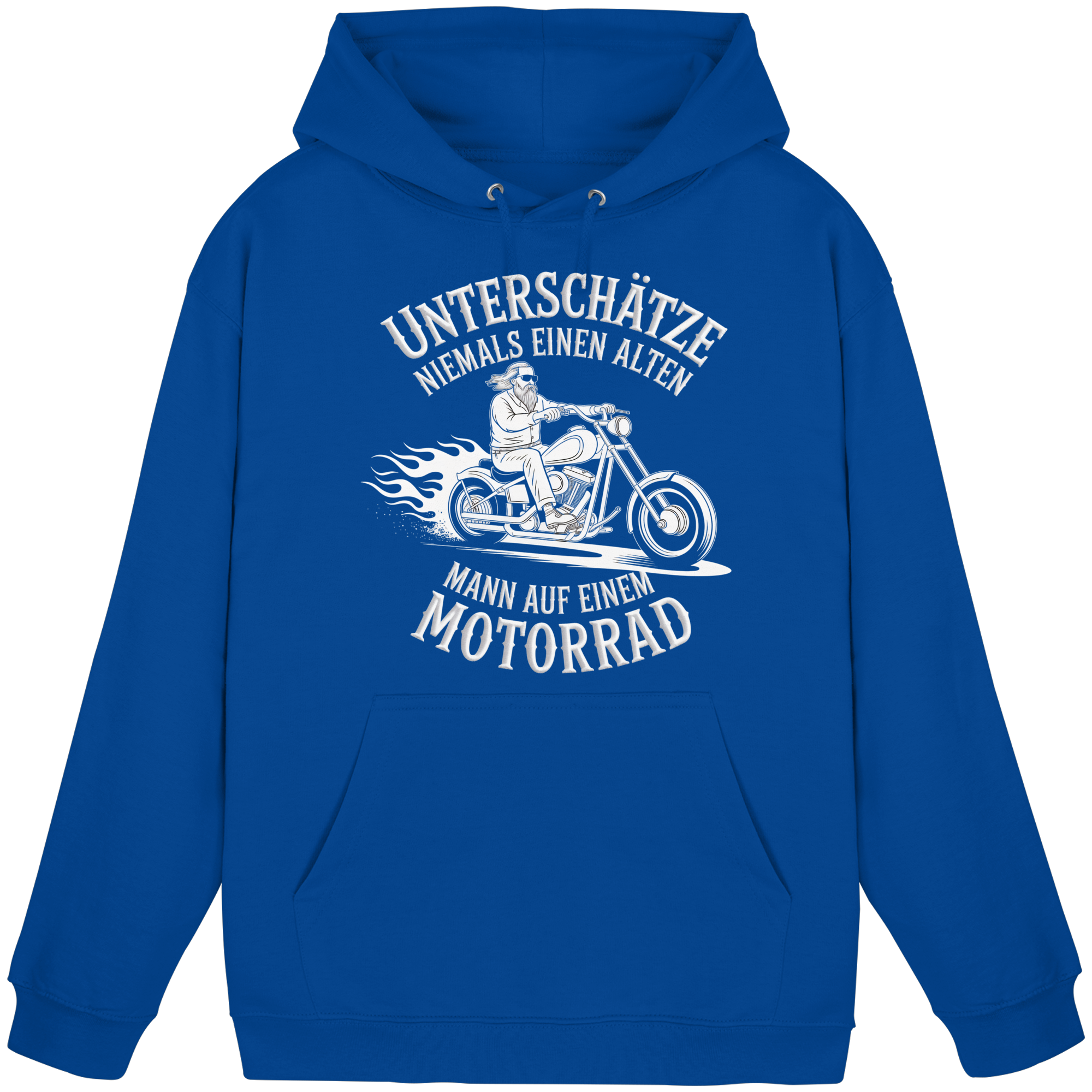 Unterschätze niemals einen alten Mann a.e. Motorrad - Hoodie / Kapuzenpullover - Picture 9 of 10