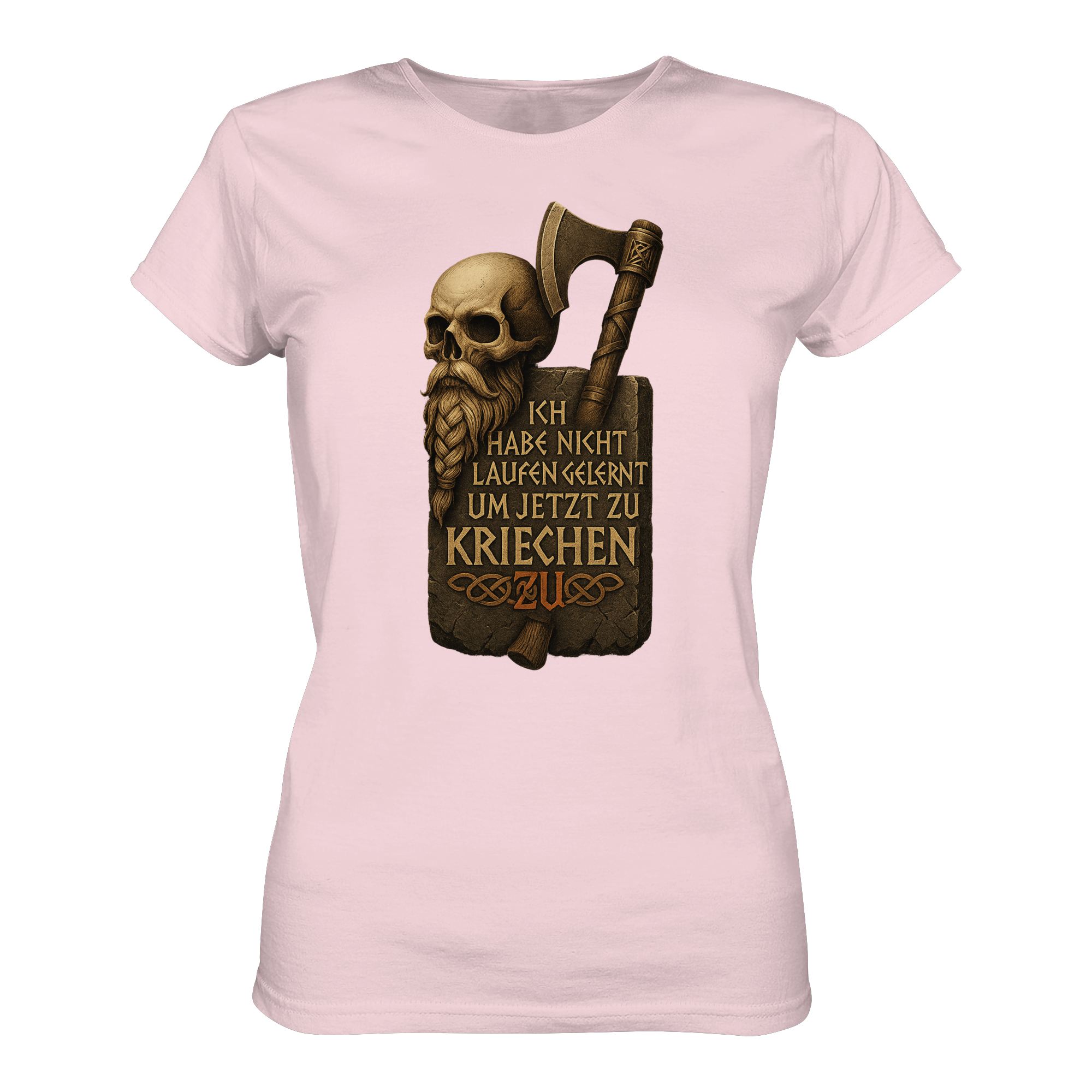 Niemals kriechen - Damen T-Shirt | Vikings frei & wild Motorrad-Fahrer - Picture 8 of 13
