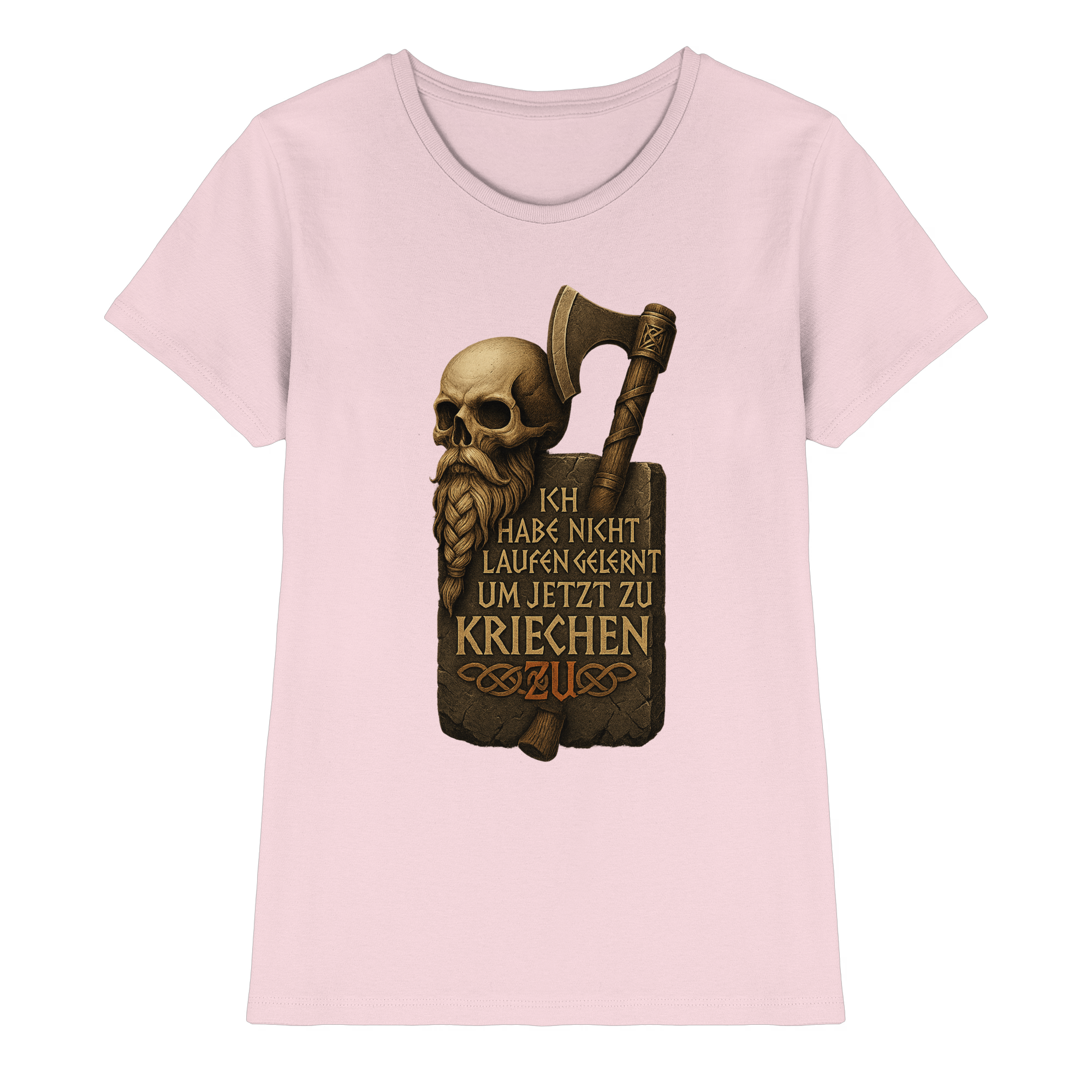 Niemals kriechen - Damen T-Shirt | Vikings frei & wild Motorrad-Fahrer - Picture 9 of 13