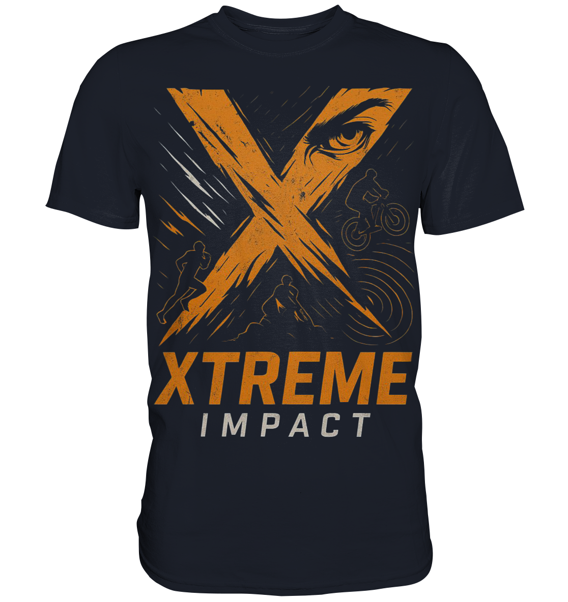 T-Shirt Unisex – XTREME Impact – Marineblau – S