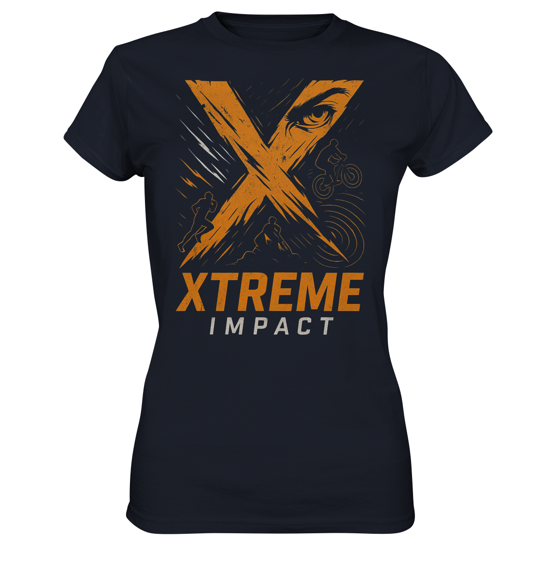 Damen T-Shirt – XTREME Impact – Marineblau – S