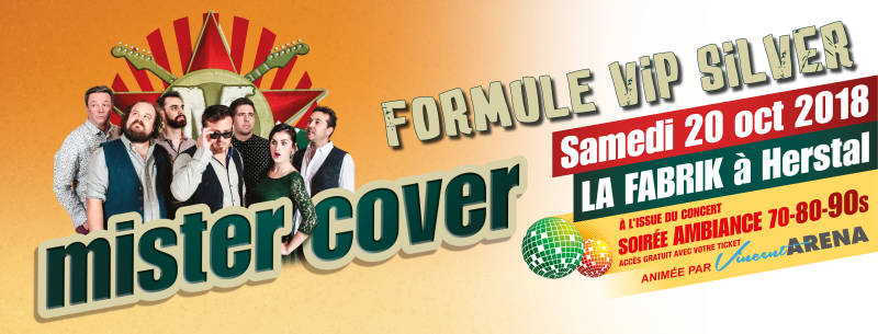 Mister Cover & Soirée DJ / VIP SILVER - 6 PERSONNES