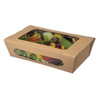 boarded Salad Containers Kraft