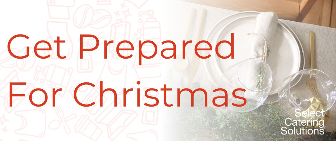 Christmas Blog Banner Banner with Christmas tableware