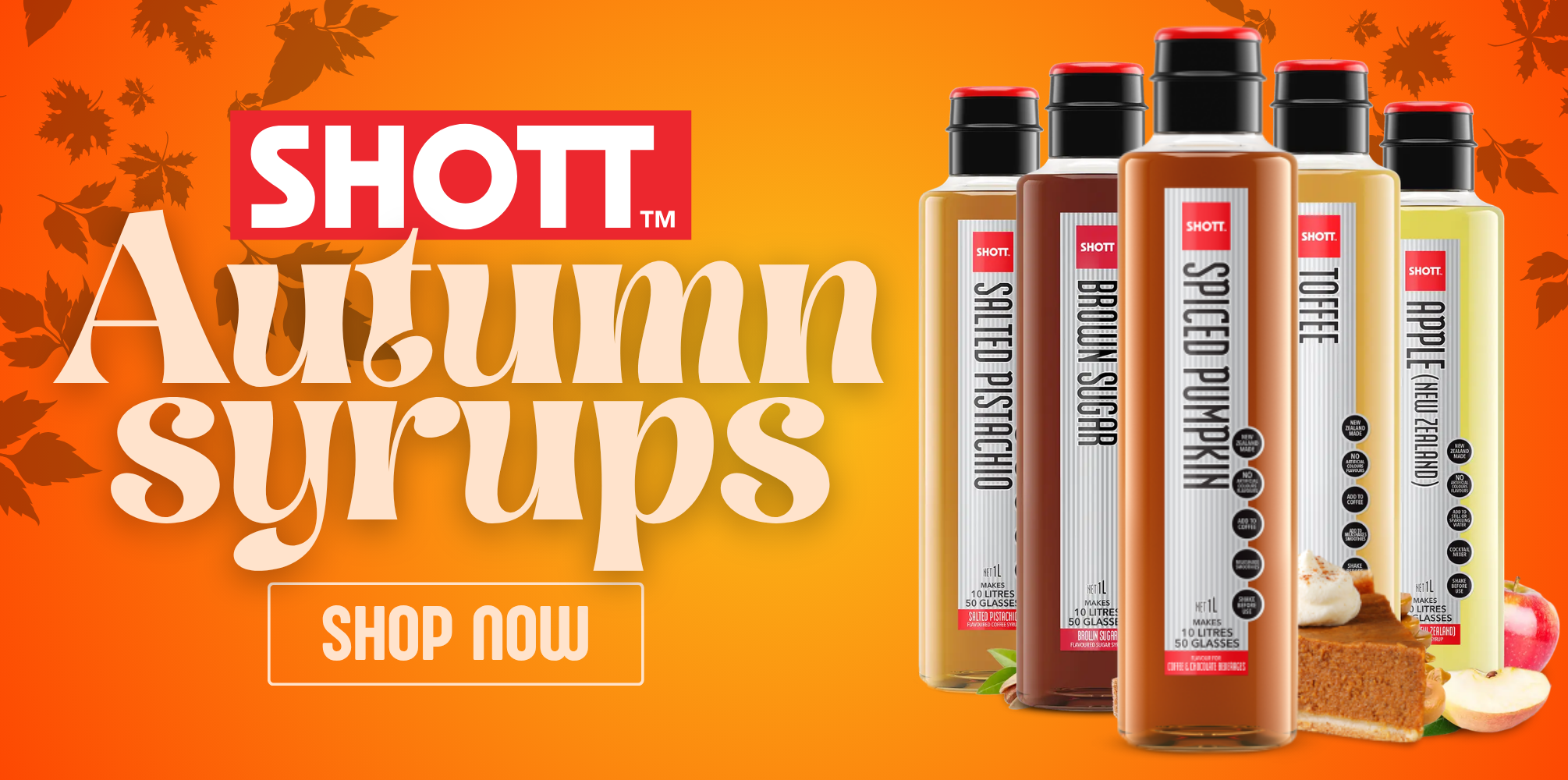 SHOTT Autumn Syrups SHOTT Autumn Syrups
