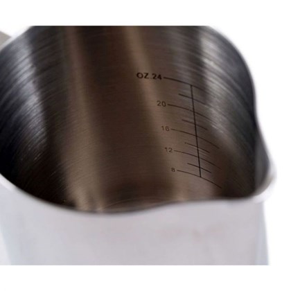 Foaming Jug w/ Etched Volume Measures 1L | Barista Equipment Foaming Jug w/ Etched Volume Measures 1L | Barista Equipment