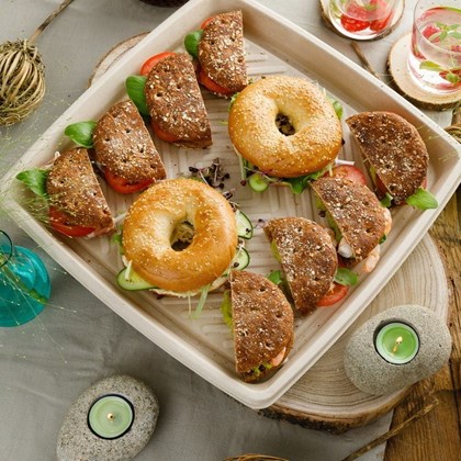 36cm BePulp Square Platter | Select Catering Solutions Ltd 36cm BePulp Square Platter | Select Catering Solutions Ltd