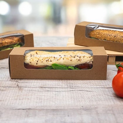 Kraft Baguette Box 265x70x70mm (Pack of 400)