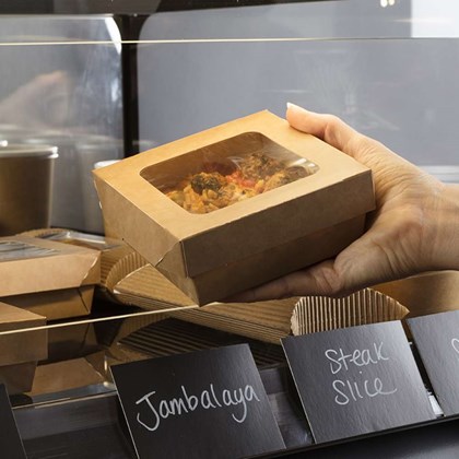 Medium Microwavable Kraft Box Base