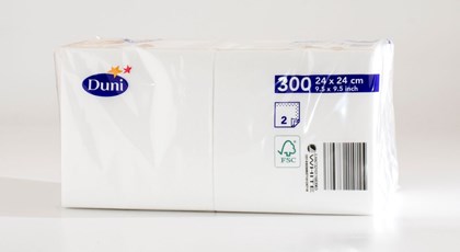 23cm 2ply White Cocktail Napkins 23cm 2ply White Cocktail Napkins