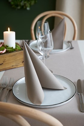 40cm Dunisoft Greige Napkins | Napkins 40cm Dunisoft Greige Napkins | Napkins