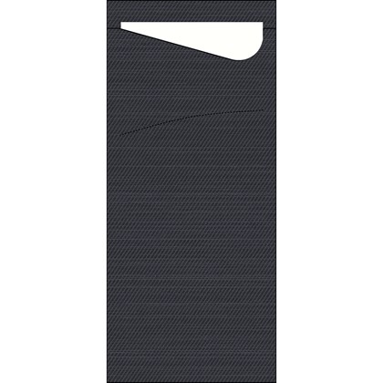 Duni Sacchetto - Black Pocket & White Napkins | Select Catering Solutions Ltd Duni Sacchetto - Black Pocket & White Napkins | Select Catering Solutions Ltd
