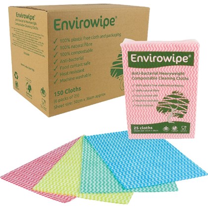 Blue Envirowipe Plus Folded Cloths 50x36cm Blue Envirowipe Plus Folded Cloths 50x36cm