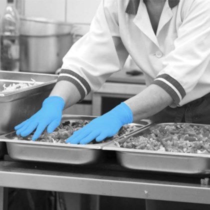 Small Blue Nitrile Gloves - Powder Free Small Blue Nitrile Gloves - Powder Free