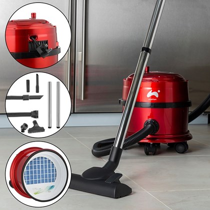 Ovation Vacuum Cleaner HT100R 800W Red | Select Catering Solutions Ltd Ovation Vacuum Cleaner HT100R 800W Red | Select Catering Solutions Ltd