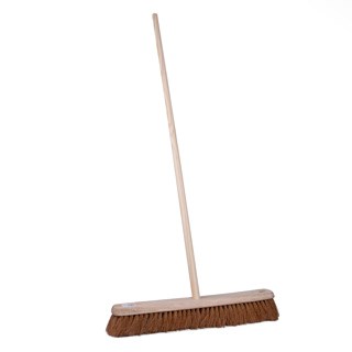 Wooden Broom FSC Platform Soft 24" & Handle 59" Wooden Broom FSC Platform Soft 24" & Handle 59"