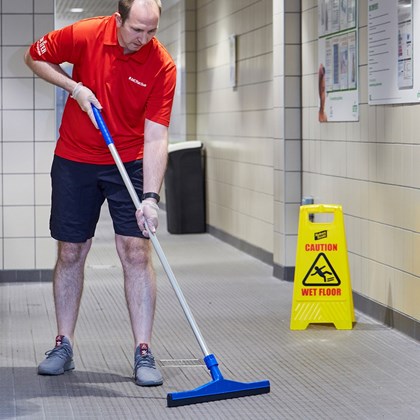 Blue Heavy Duty Floor Squeegee 55cm | Cleaning Equipment Blue Heavy Duty Floor Squeegee 55cm | Cleaning Equipment