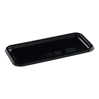 Small Rectangular Black Platter 35x16cm