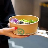 750ml Round Kraft BioBoard Bowl