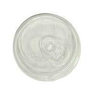 Lid PET Straw Slot 90mm 12-16oz (90mm) Clear PET Sip Lid