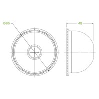 Clear PLA Dome Lids to Fit 300-700ml BioCups With X-Slot Clear PLA Dome Lids to Fit 300-700ml BioCups With X-Slot