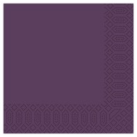 40cm 3ply Plum Napkins