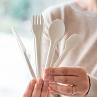 17cm Paper Spoon Compostable 17cm FSC Accredited Paper Spoon